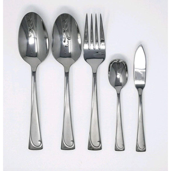 Oneida Script 5 Piece Serving Set
